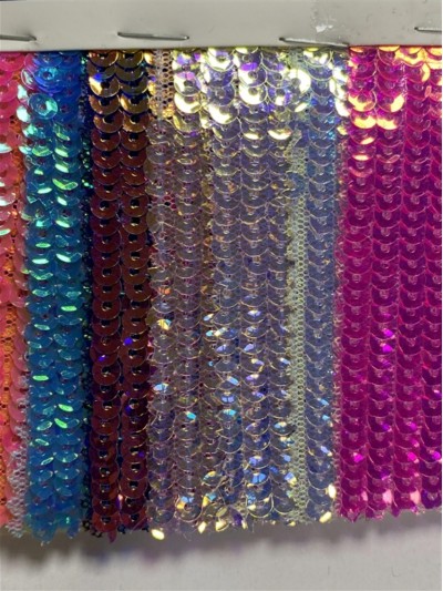 JZ-XP 凹凸珠片閃光布  幅寬：125cm   成分：100%滌綸  珠片PET 細節-2